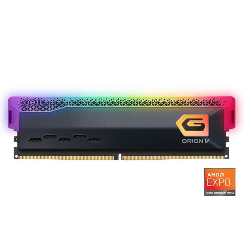 Geil ram 16gb ddr5 orion v rgb-gray pc5-44800 5600mhz 38-44-44-84