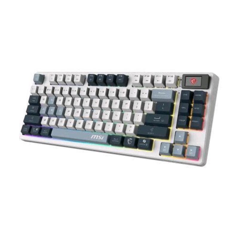 Msi gk600 blue forge keyboard ita white dark blue25 light