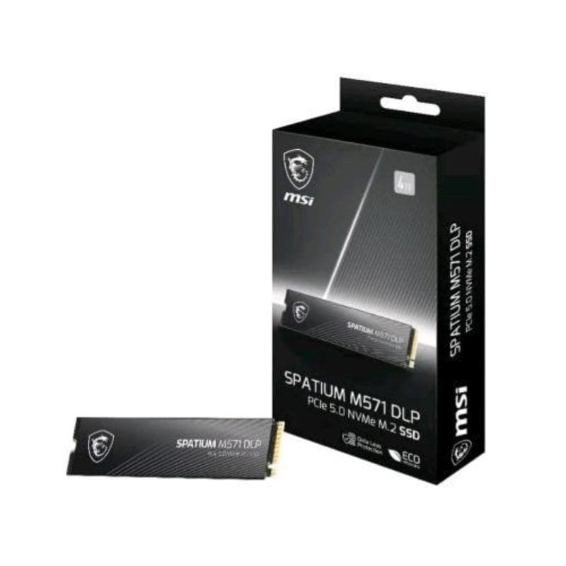 Msi spatium m571 dlp ssd 2tb m.2 nvme pcie 5.0 14500/11000 mb/s