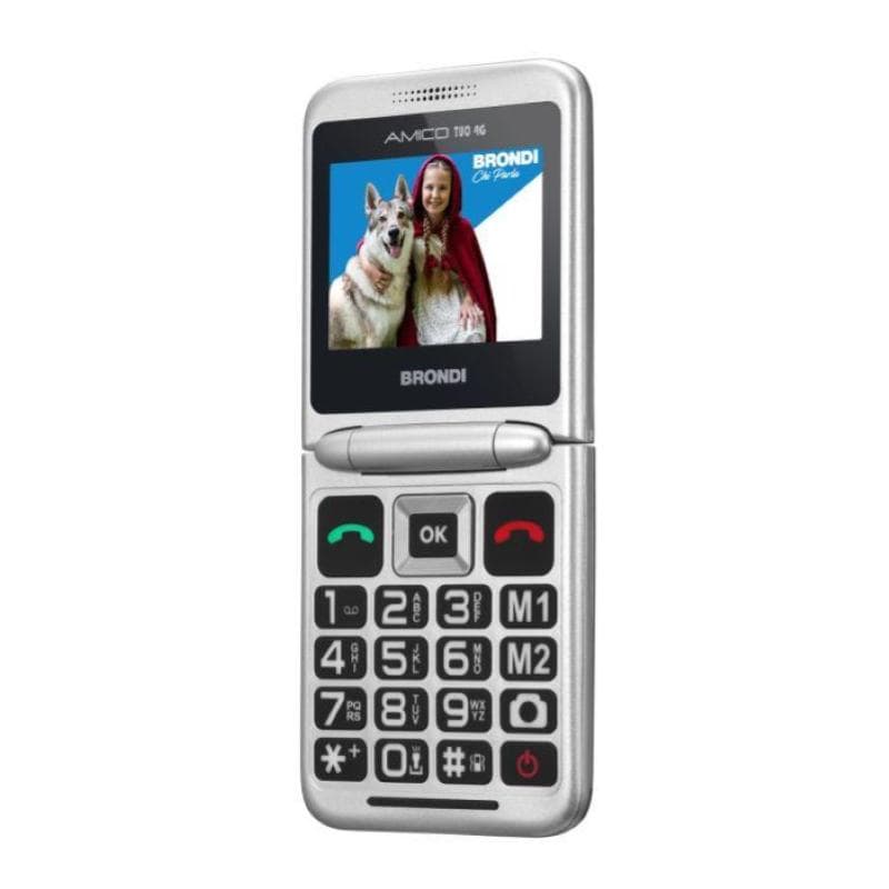 Brondi cellulare amico tuo 4g black metal