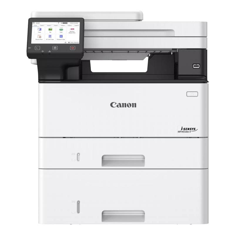 Multifunzione canon laser i-sensys mf465dw ii a4 40ppm 250ff dadf lan usb wifi display 7188c007