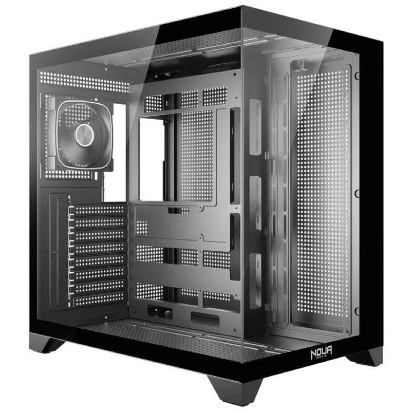 Noua case atx-tower no psu vision zk300 2usb3.0/2.0 1fan argb f&s glass