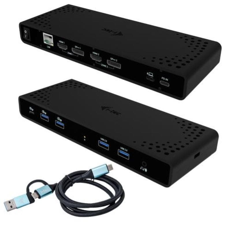 I-tec universal dual 4k display docking station, pd 85w