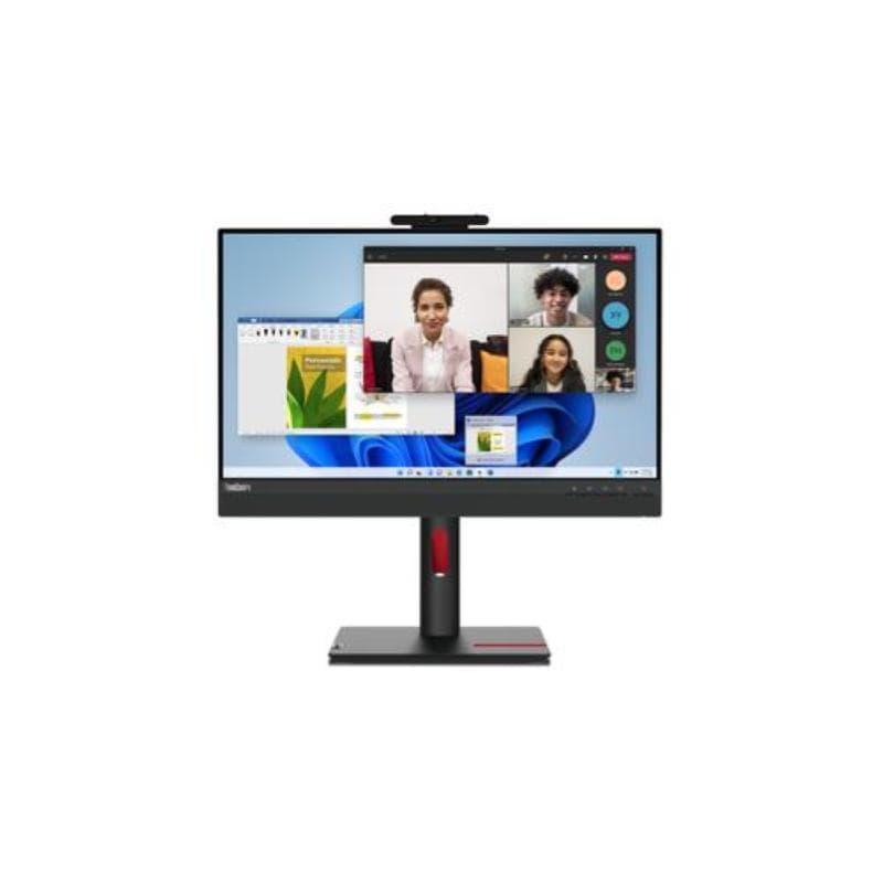 Lenovo monitor 23,8 led ips 16:9 fhd 6ms 250 cdm, pivot, dp/hdmi, webcam, multimediale, tiny-in-one