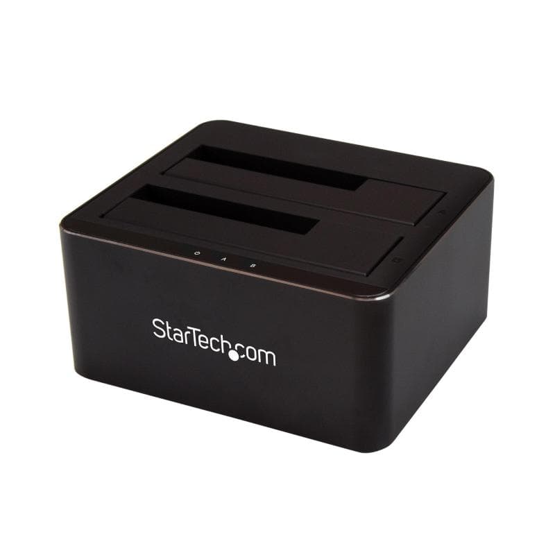 Startech.com docking station a doppio bay sata per 2x 2,5/3,5\ sata ssd/hdd - usb 3.0
