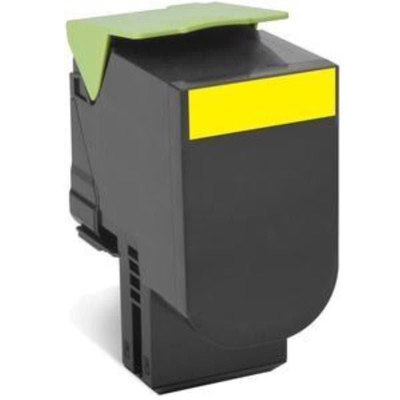 Lexmark 80c2xye cartuccia toner 1 pz originale giallo