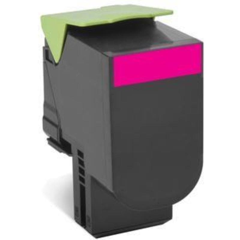 Lexmark 80c2xme cartuccia toner 1 pz originale magenta