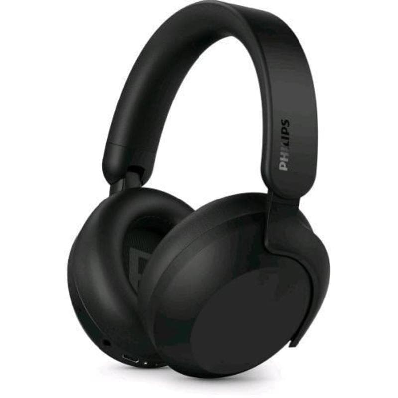 Philips tah8000ebk/00 cuffie bluetooth over-ear wireless cancellazione del rumore 70h di riproduzione assistente vocale compatibile nero