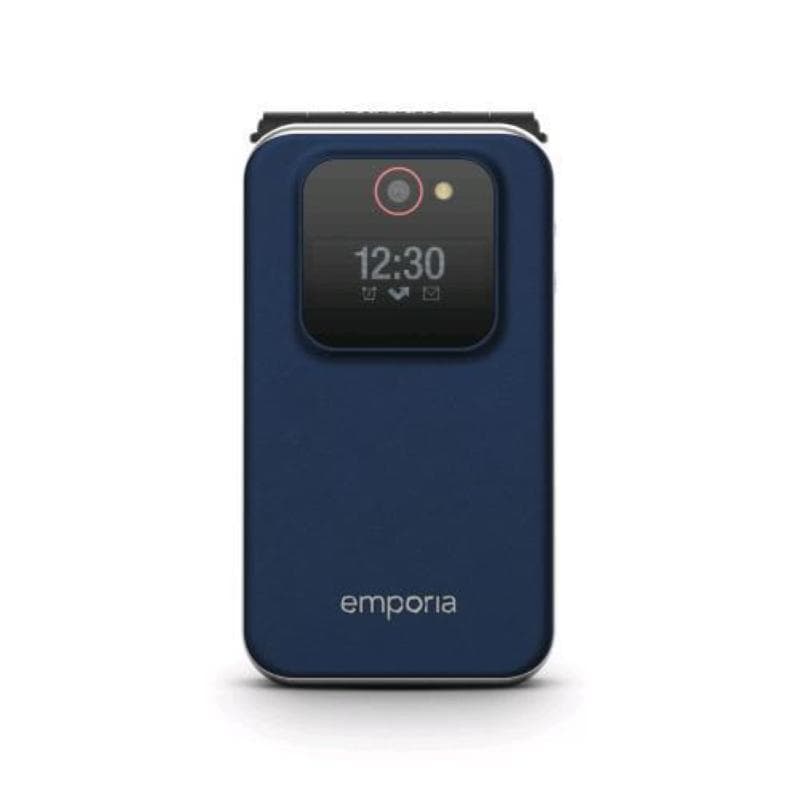 Emporia joy v228 v3 senior phone 2.8 clamshell 2g fotocamera bluetooth radio fm italia blueberry