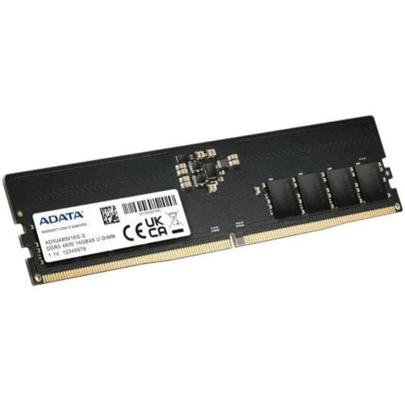 Adata ad5u480016g-s 16gb ddr5 4800mhz data integrity check cl 40 dimm