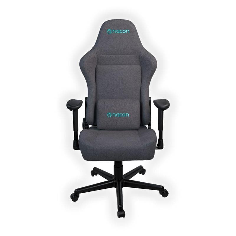 Nacon sedia gaming tessuto reclinabile 135 grigio