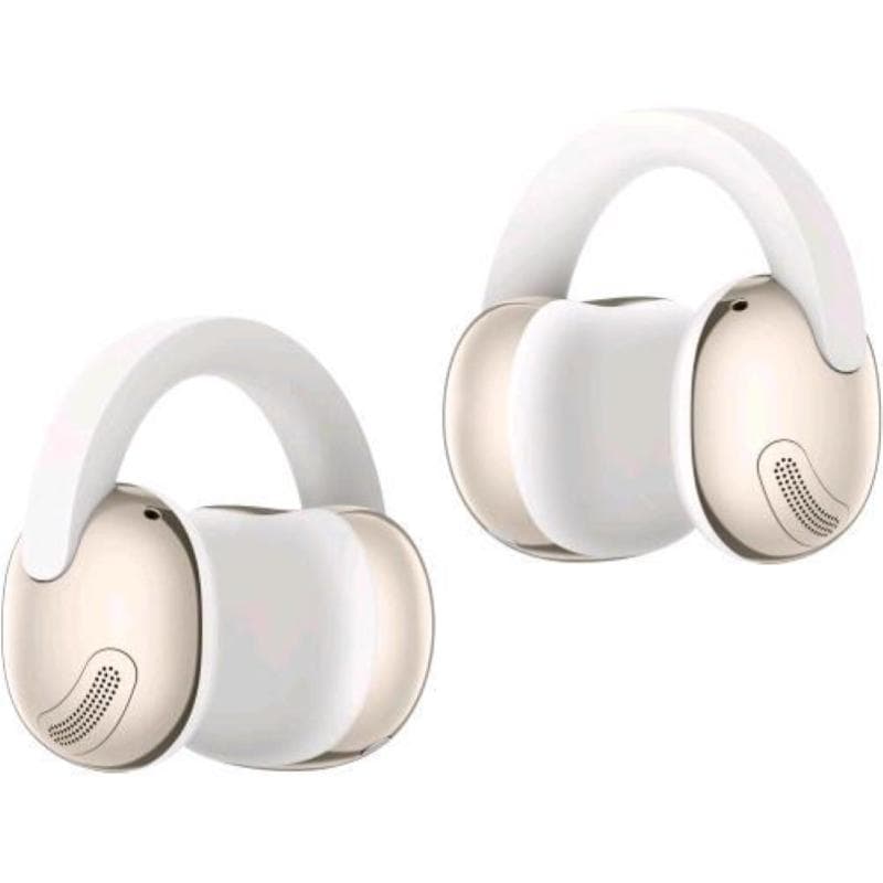 Tcl crystalclip cuffie auricolari true wireless con doppo microfone enc audio 3d fino a 36 ore di autonomia lunar white
