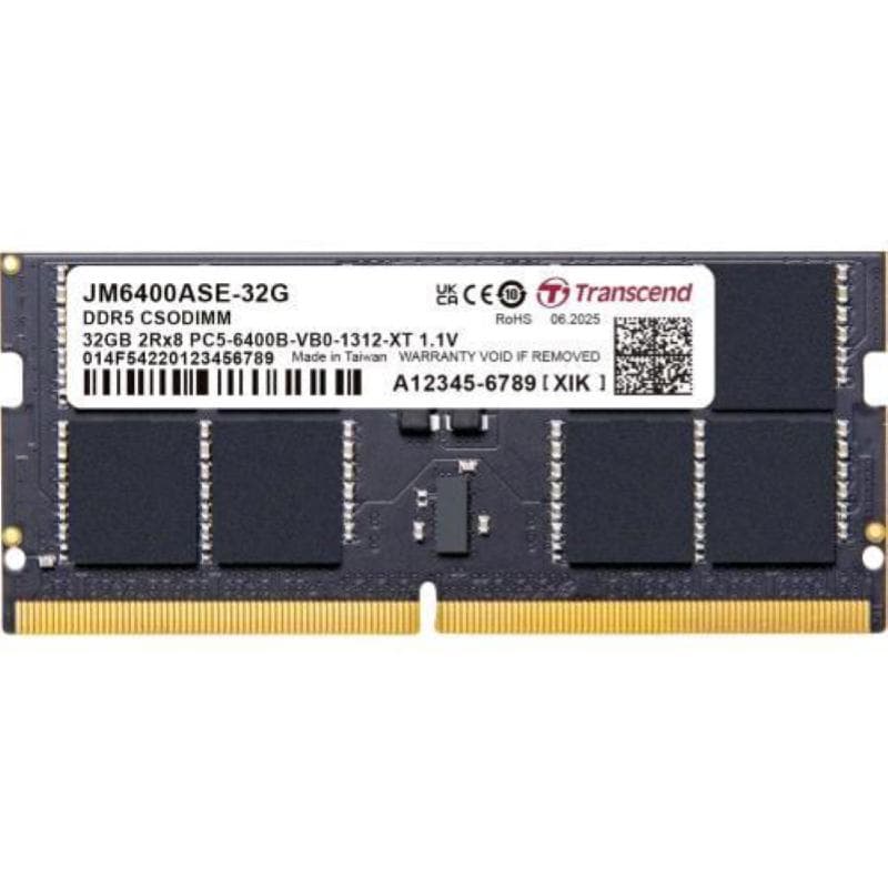 32gb jm ddr5 6400 csodimm cl52 1.1v