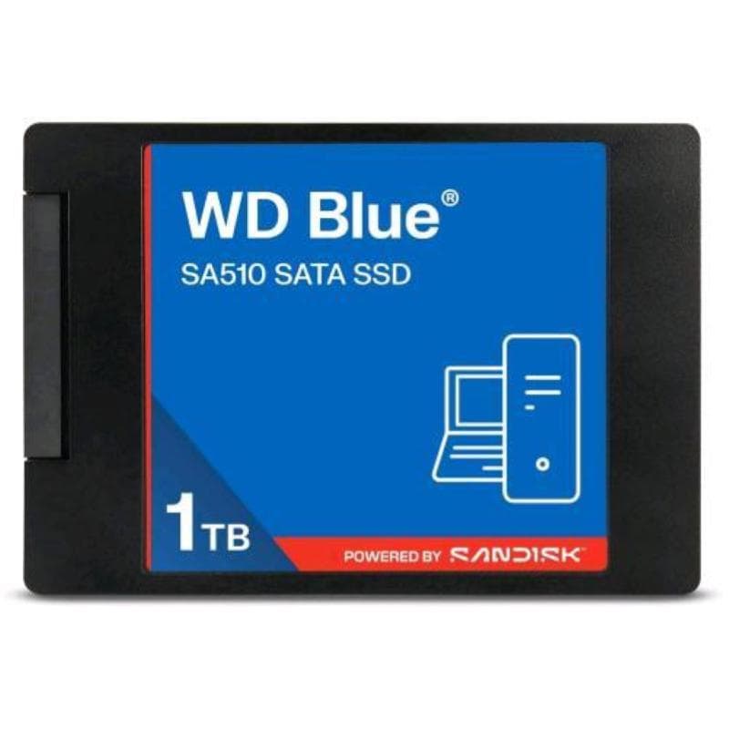 Western digital blue sa510 ssd 1tb interno 2.5 sata 6gb/s 3d nand