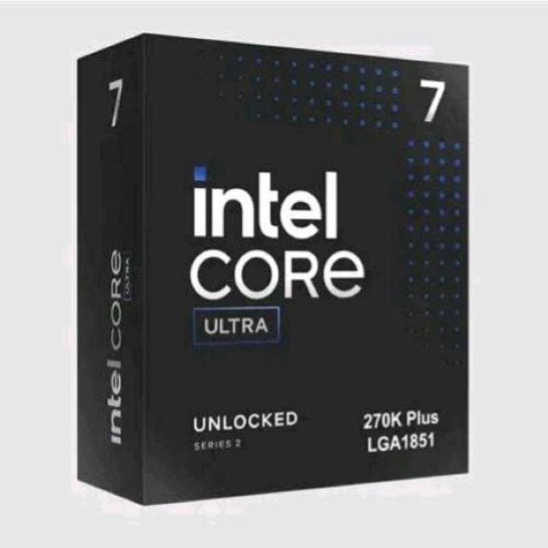 Cpu intel core ultra 7 270k plus 3,7ghz (5,5ghz turbo) 24core bx80768270k 40mb lga1851 125w intel graphic box no fan gar. 3anni