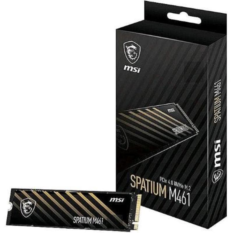 Msi spatium m461 ssd 1tb m.2 nvme pcie 4.0 5000/3200 mb/s