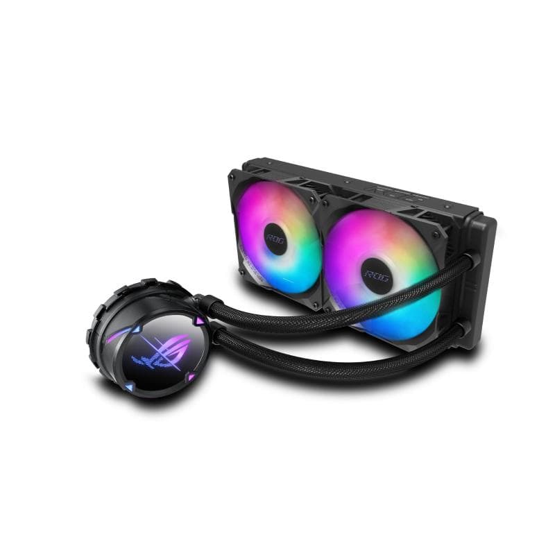 Asus rog strix lc ii 240 argb cpu liquid cooler intel 1851/1700/1200 amd am5/am4/tr4