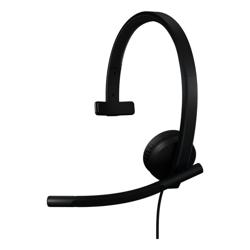 Logitech h570e auricolare cablato a padiglione ufficio usb tipo a nero