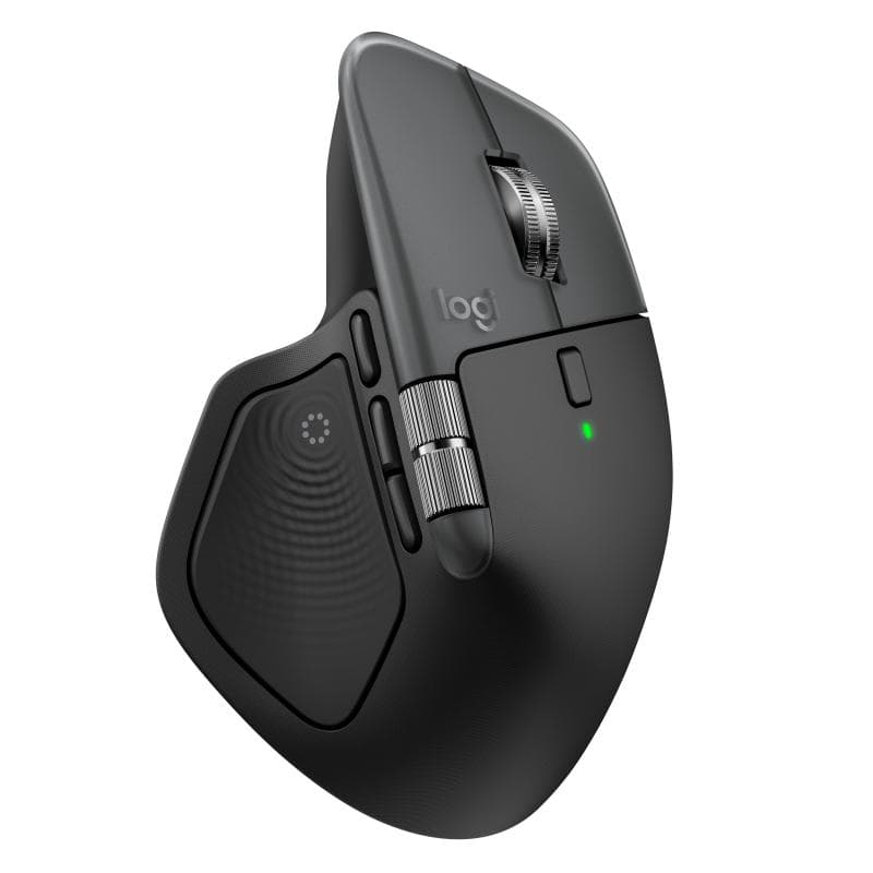 Logitech mx master 4 for mac - maus - 8 tasten - kabellos - bluetooth, 2.4 ghz - kabelloser empfÃ¤nger (usb)