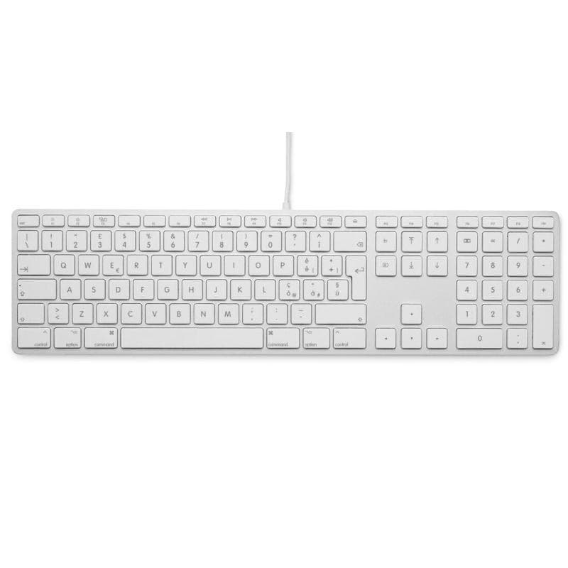 Tastiera usb lmp tast.num.ita silve alluminium silver kb-1234 x apple