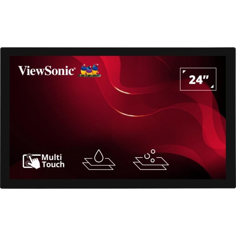 Viewsonic mon touch 24 10point ip65 open frame 24/7 hdmi mohs 7 dp vga