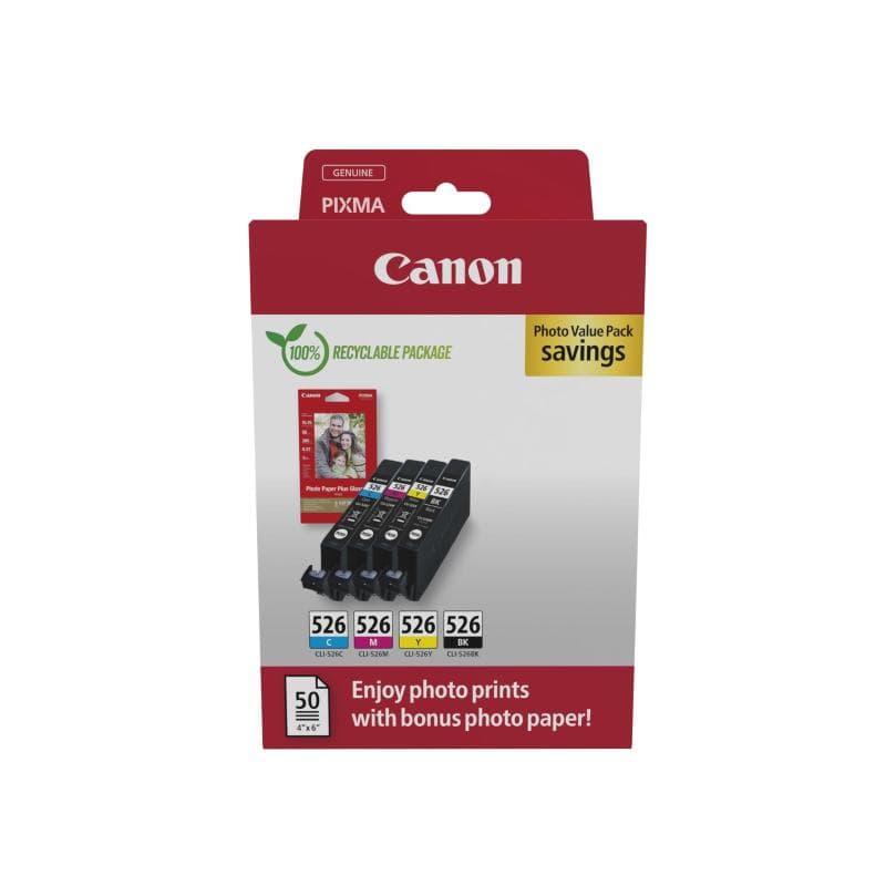 Canon 4540b019 cartuccia d\`inchiostro 4 pz originale nero, ciano, magenta, giallo