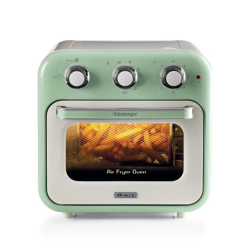 Ariete friggitrice ad aria + forno 16litri serie vintage verde