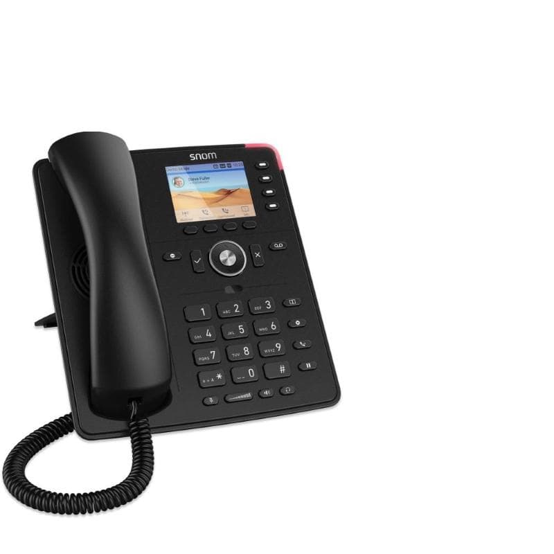Snom d713 telefono ip nero tft