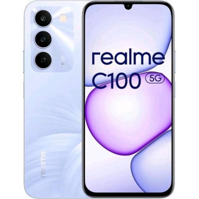 Realme c100 5g dual sim 6.8 octa core 128gb ram 4gb italia purple