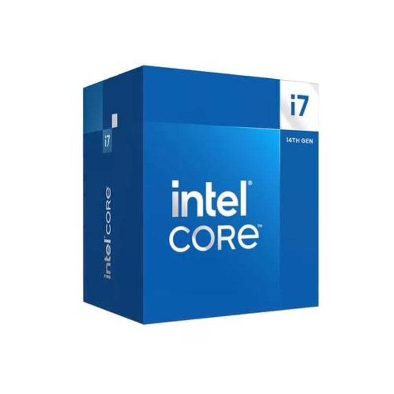 Intel cpu 14th gen, i7-14700f, lga 1700, 2.1ghz 20core, 33mb cache, box raptor lake
