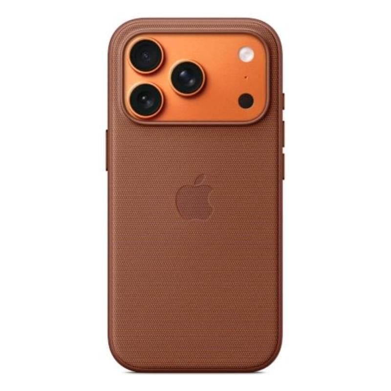 Apple iphone 17 pro custodia in tessuto techwoven magsafe terra di siena