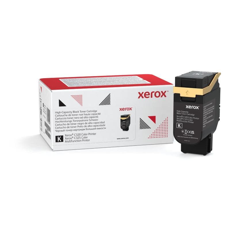 Xerox cartuccia toner nero a alta capacità da 8000 pagine per stampante a colori ® c320/multifunzione a colori ® c325
