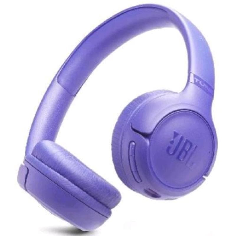 Jbl tune 530 bt cuffie on-ear bluetooth wireless pieghevoli e leggere jbl pure bass connessione multipoint fino a 76 ore di autonomia google fast pair microsoft swift pair viola