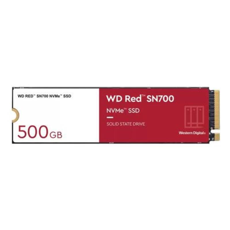 Western digital ssd interno red sn700 500gb m.2 2280 pcie 3.0 x4 nvme