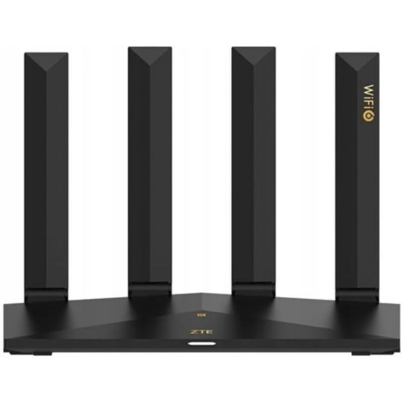 Zte t3000 modem router dual-band wi-fi 6 ax3000 4 antenne esterne desktop nero