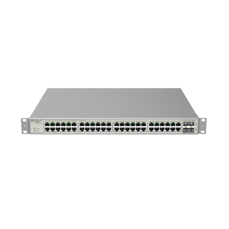 Reyee cloud switch managed gigabit l3 8xge poe++ 40xge poe+ 4xsfp+ routing statico power budget 740w
