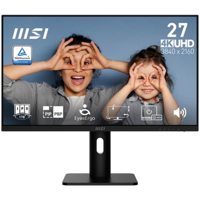 Msi monitor 27 led ips 4k uhd 16:9 4ms, reg altezza