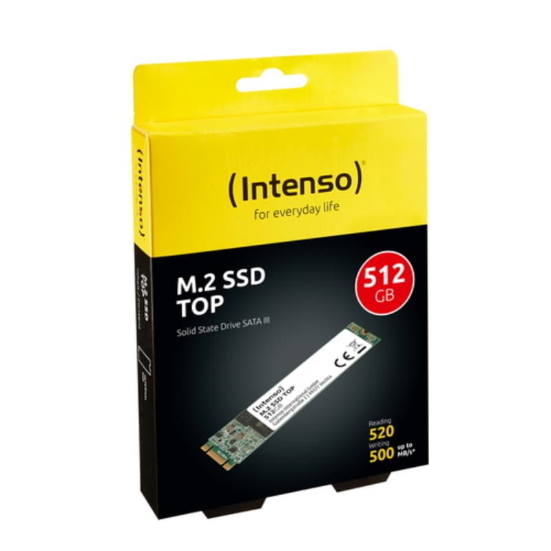 Intenso ssd interno top 512gb m.2 sata r/w 520/500