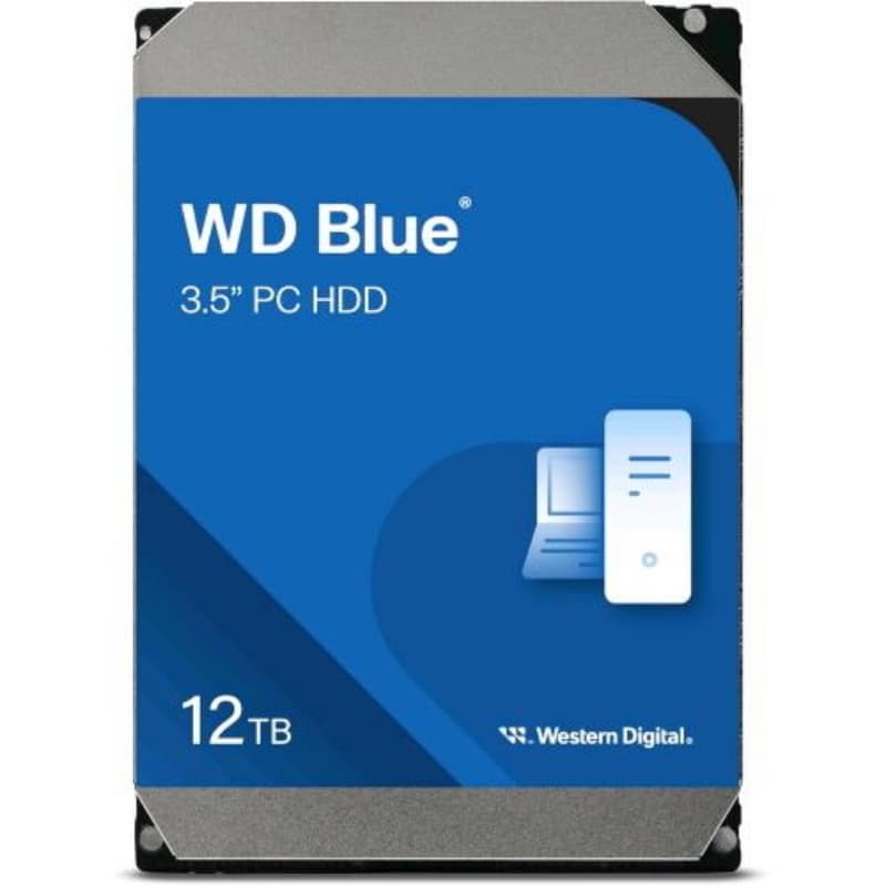 Western digital hdd 12tb wd blue 512mb 7200rpm sataiii 3.5