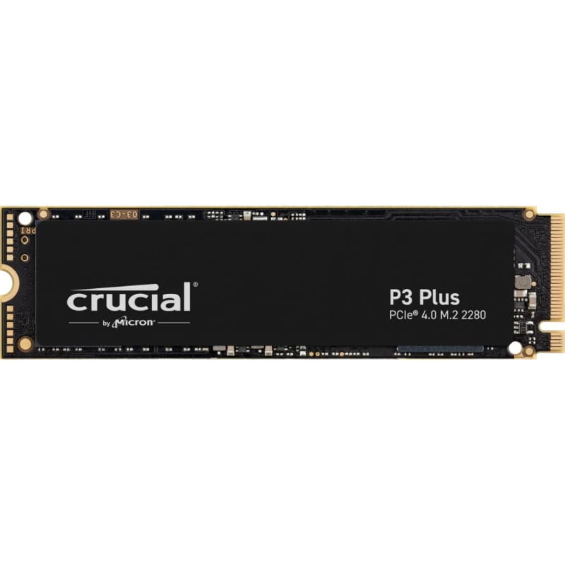 Crucial p3 plus ssd 2tb m.2 nvme 5000/4200 mb/s pci ex 4.0