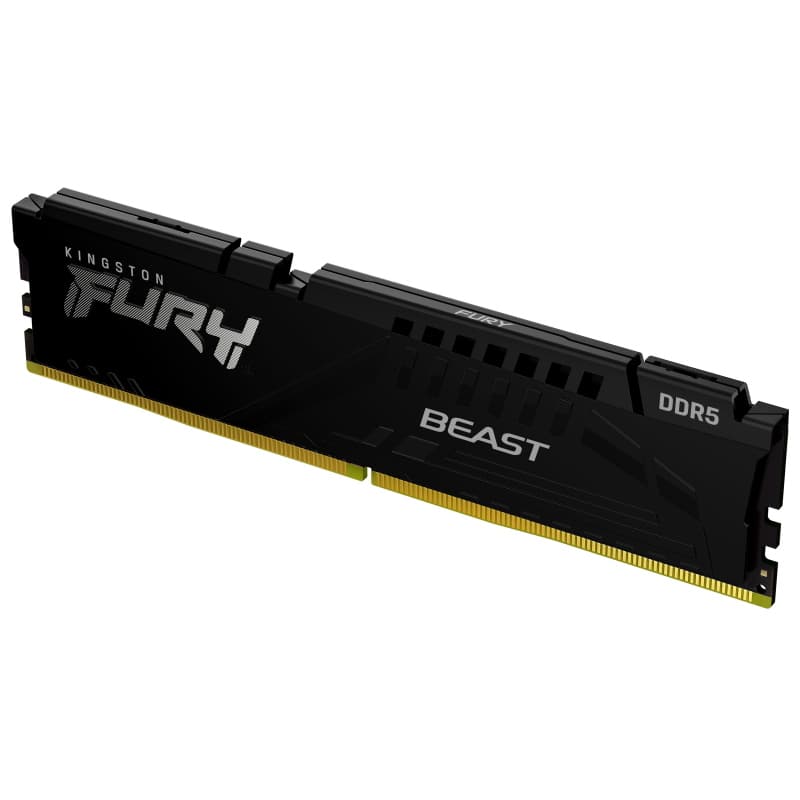 Ddr5 32gb 5600mhz kf556c40bb2-32 kingston fury beast black cl40