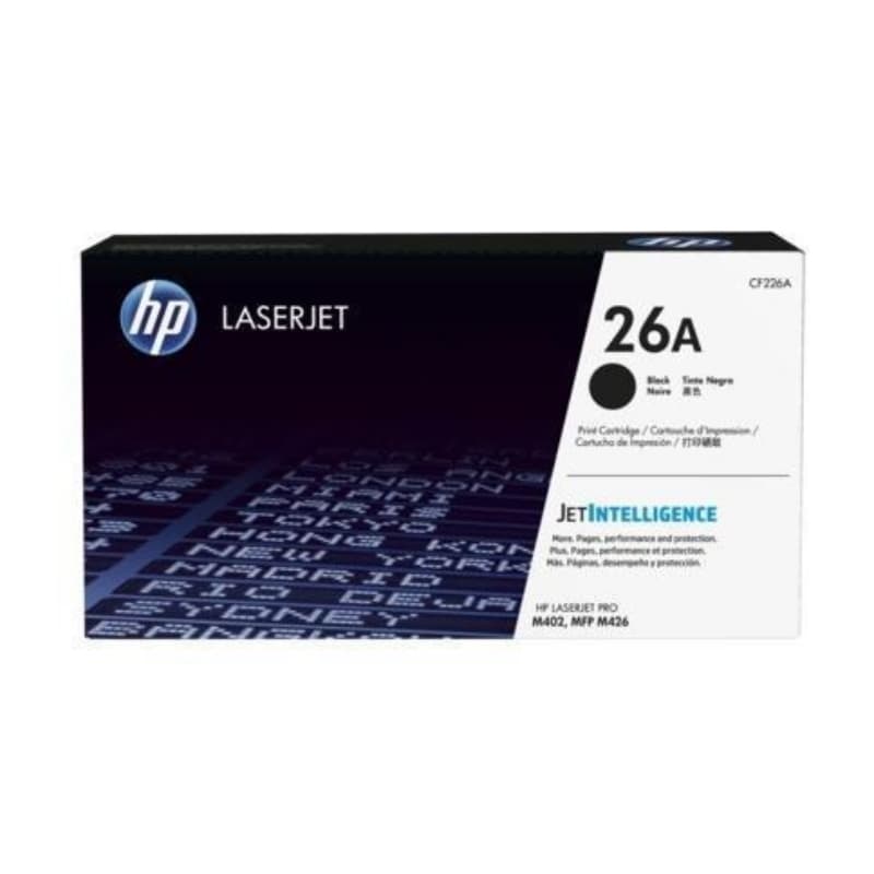 Hp toner nero per lj m402n/m402d/m402dn mfp426dw/fdn/fdw, 26a ts