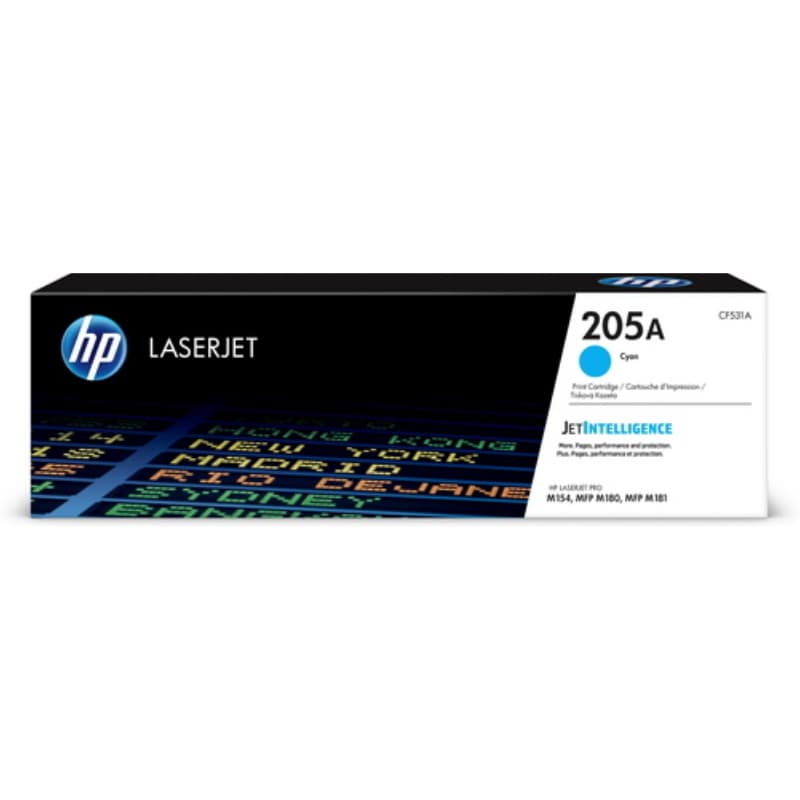 Hp toner ciano 205a laserjet