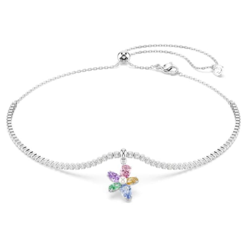Swarovski 5749189 swarovski fashion piece - 2026 capsule girogola flower motif mul/r nuovo in scatola originale