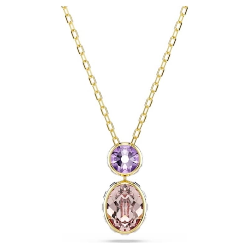 Swarovski 5741586 collana / set swarovski - pend reversible mul/gos nuovo in scatola originale