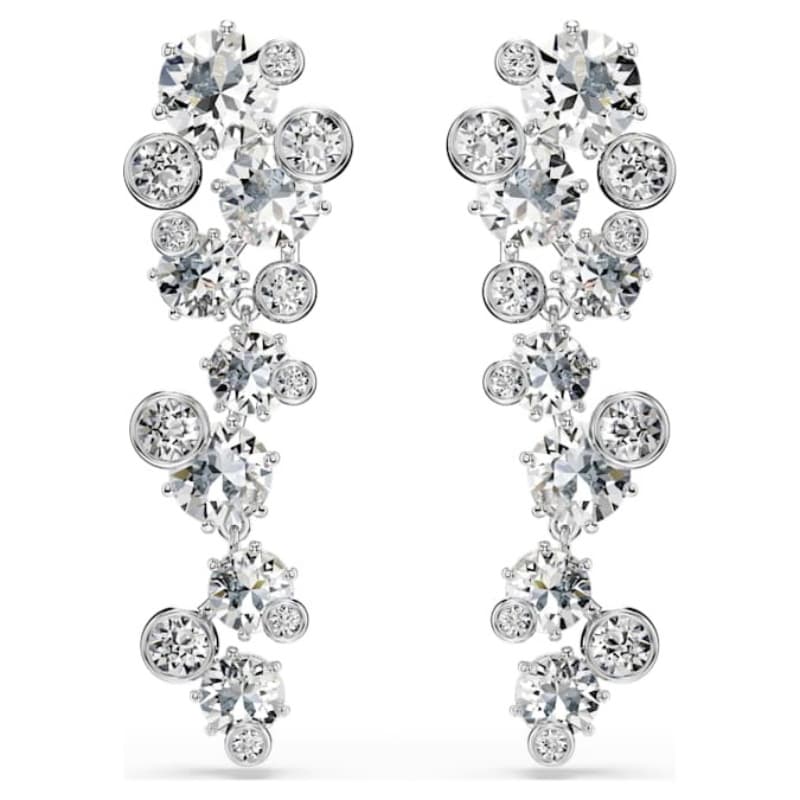 Swarovski 5732252 swarovski fashion piece - constella orecchino a buco m cry/rhs nuovo in scatola originale