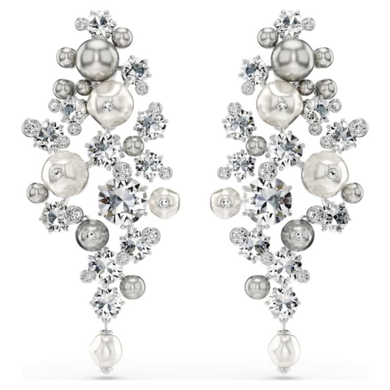 Swarovski 5722498 swarovski fashion piece - constella orecchino a clip cry/rhs nuovo in scatola originale