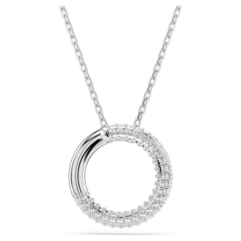 Swarovski 5692737 collana / set swarovski - pend round cry/rhs nuovo in scatola originale
