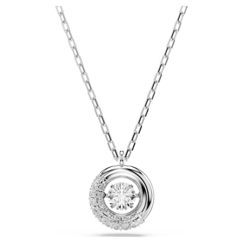 Swarovski 5733400 collana / set swarovski - pend s round cry/rhs nuovo in scatola originale