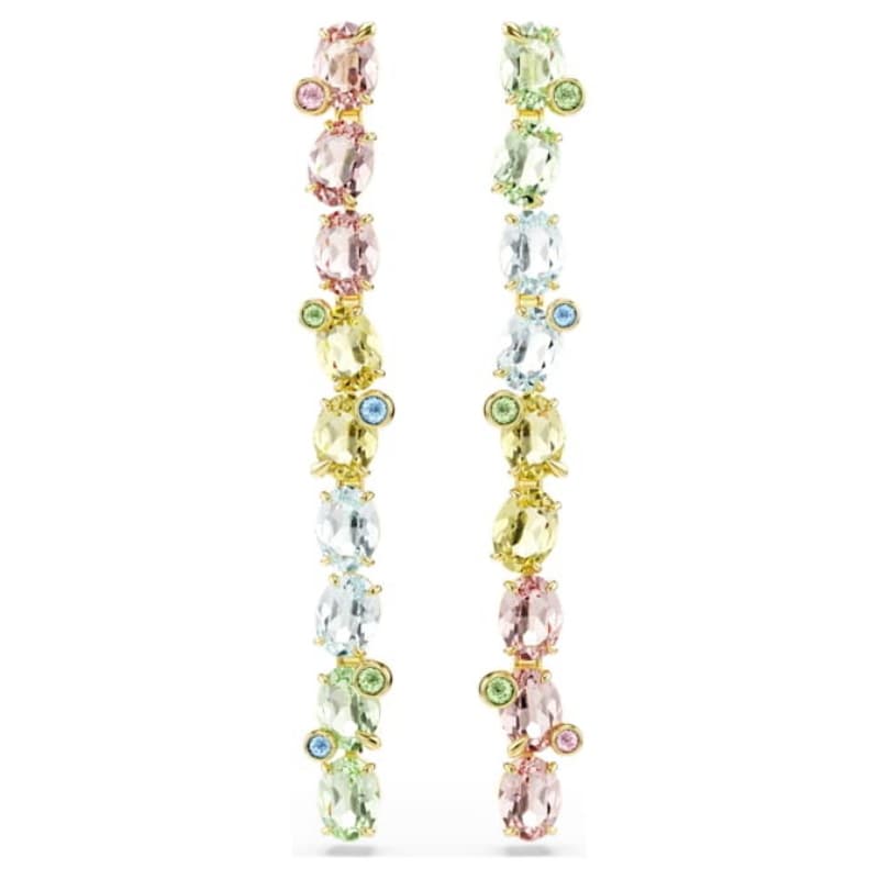 Swarovski 5705809 swarovski fashion piece - gema orecchino a buco long mul/gos nuovo in scatola originale